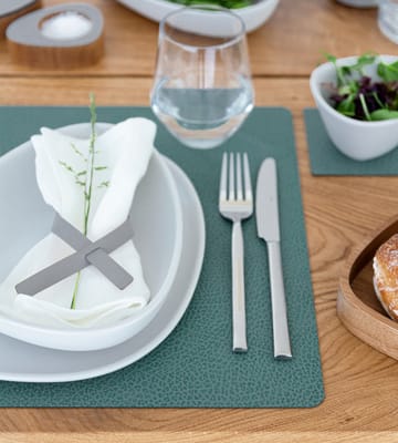 Hippo placemat square - pastelgroen - LIND DNA