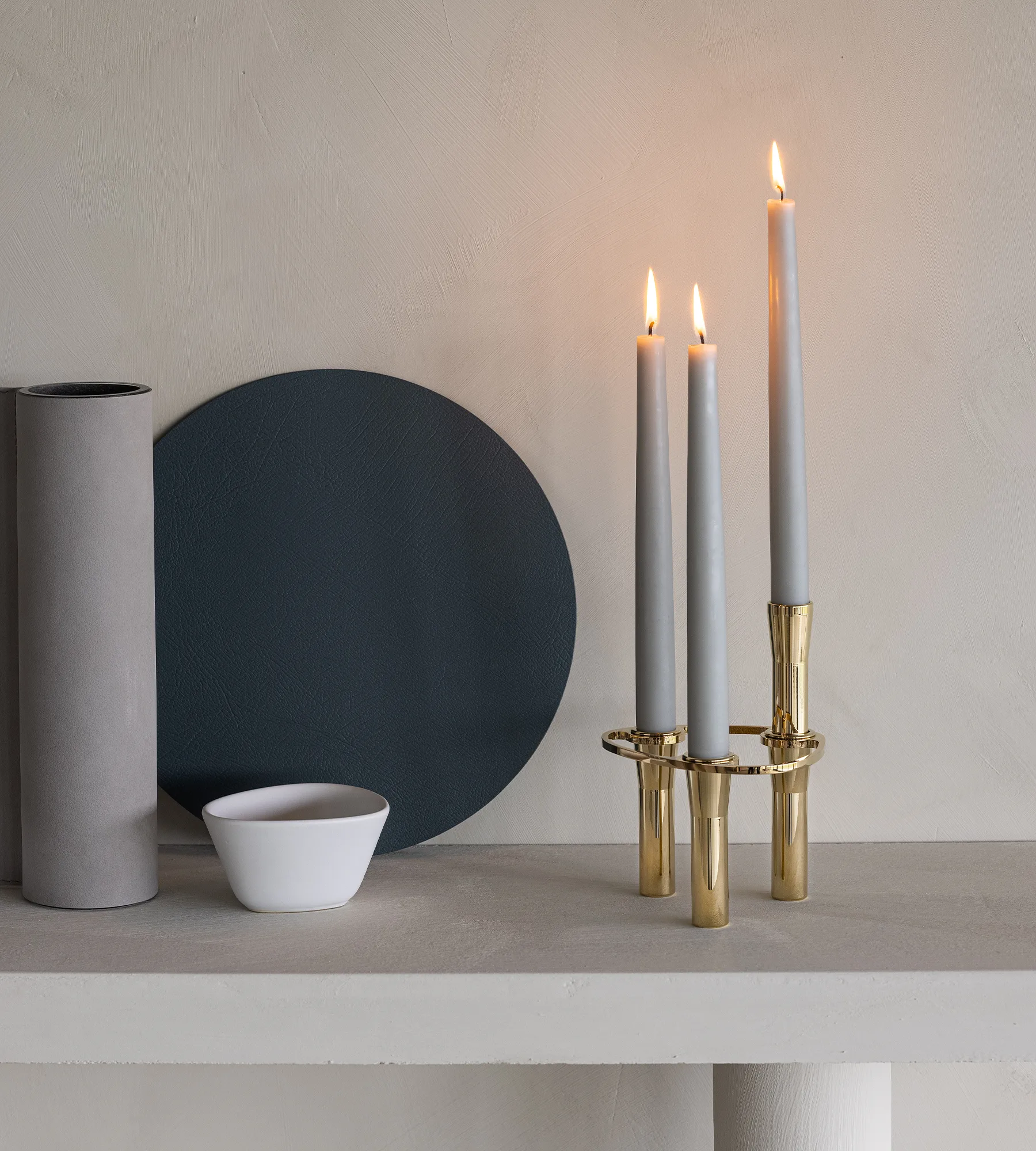 Lind Curve combineerbare kandelaar 24K verguld, Single LIND DNA