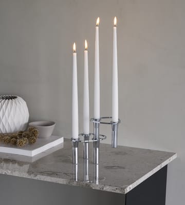 Lind Curve combineerbare kandelaar chroom - Double - LIND DNA