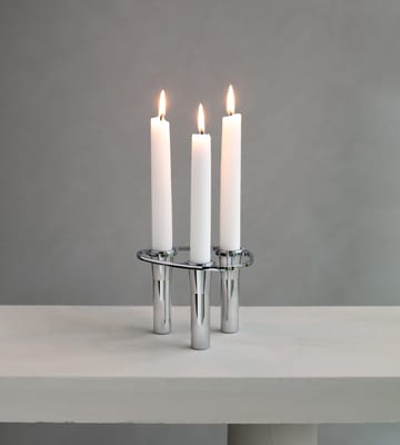 Lind Curve combineerbare kandelaar chroom - Triple - LIND DNA