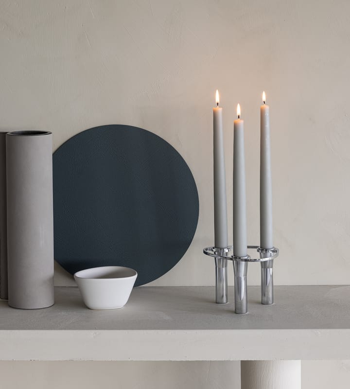 Lind Curve combineerbare kandelaar chroom, Triple LIND DNA