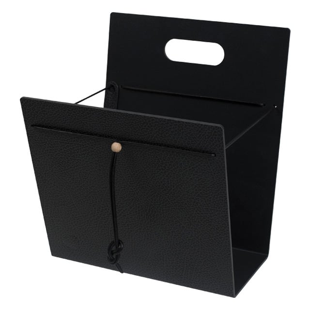 LIND DNA Magazine Holder Hippo M Black-anthracite | Scandinavisch Interieur | Tijdschriftenrekken | Zwart
