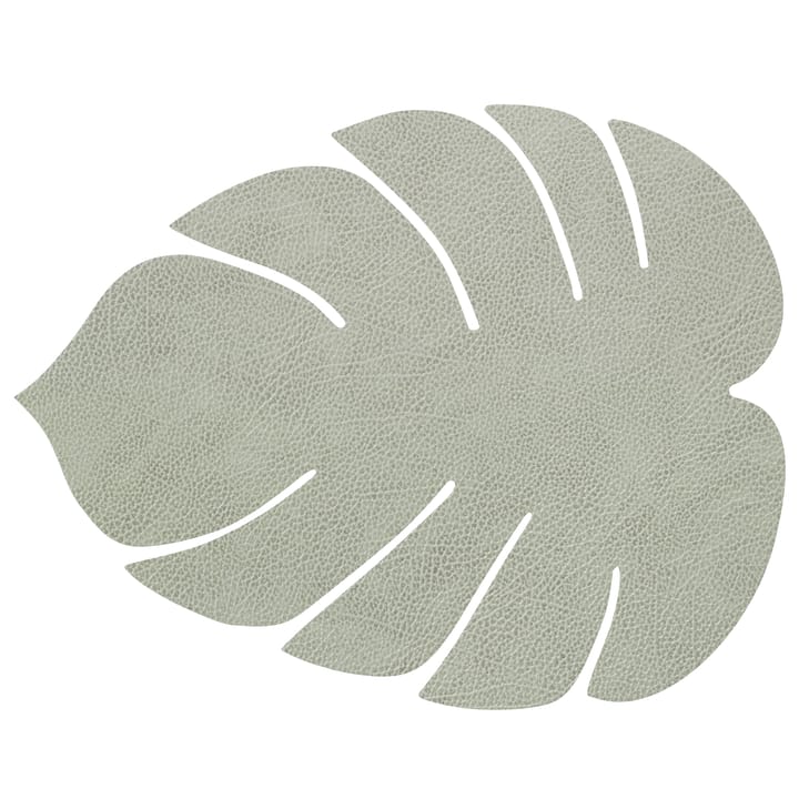 Monstera Leaf Hippo placemat L - Olijfgroen - LIND DNA