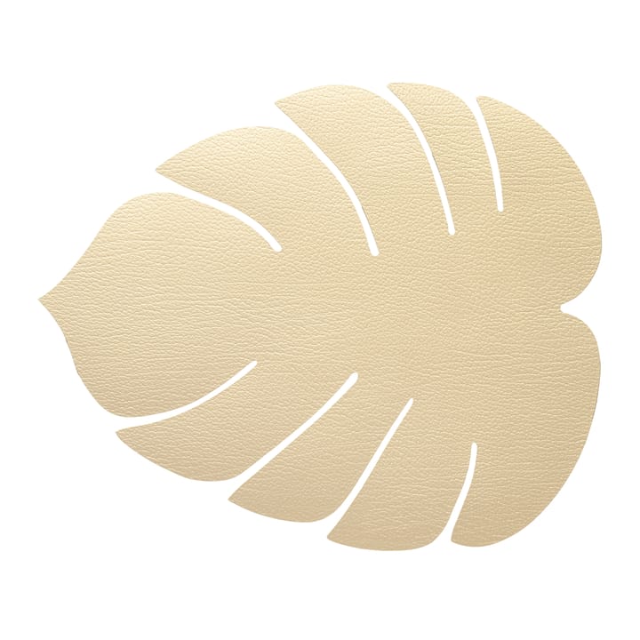 Monstera Leaf Hippo placemat S - Goud - LIND DNA