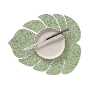 Monstera Leaf Hippo placemat S - Olijfgroen - LIND DNA