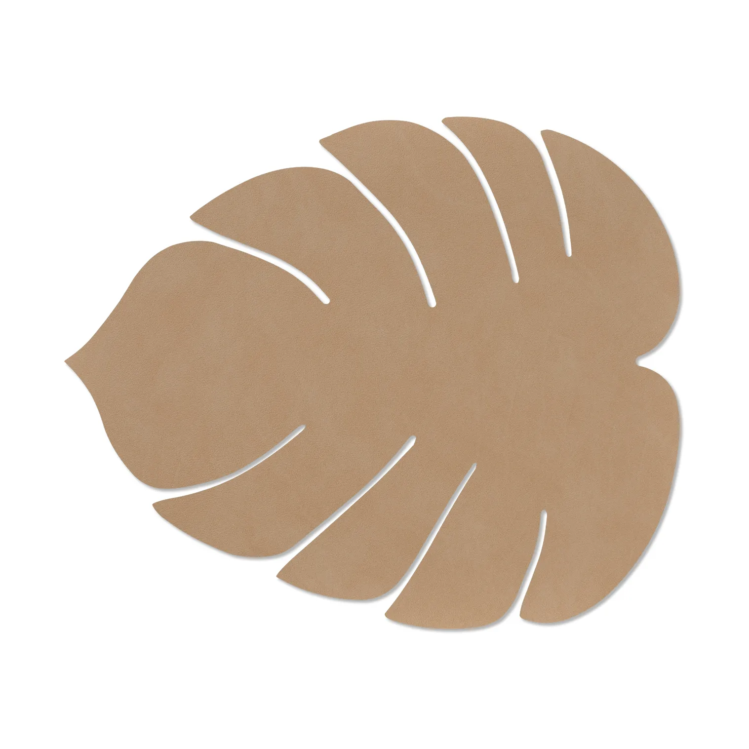 Monstera Leaf Nupo placemat L, Nougat LIND DNA