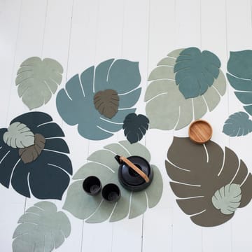 Monstera Leaf Nupo placemat L - Pastelgroen - LIND DNA