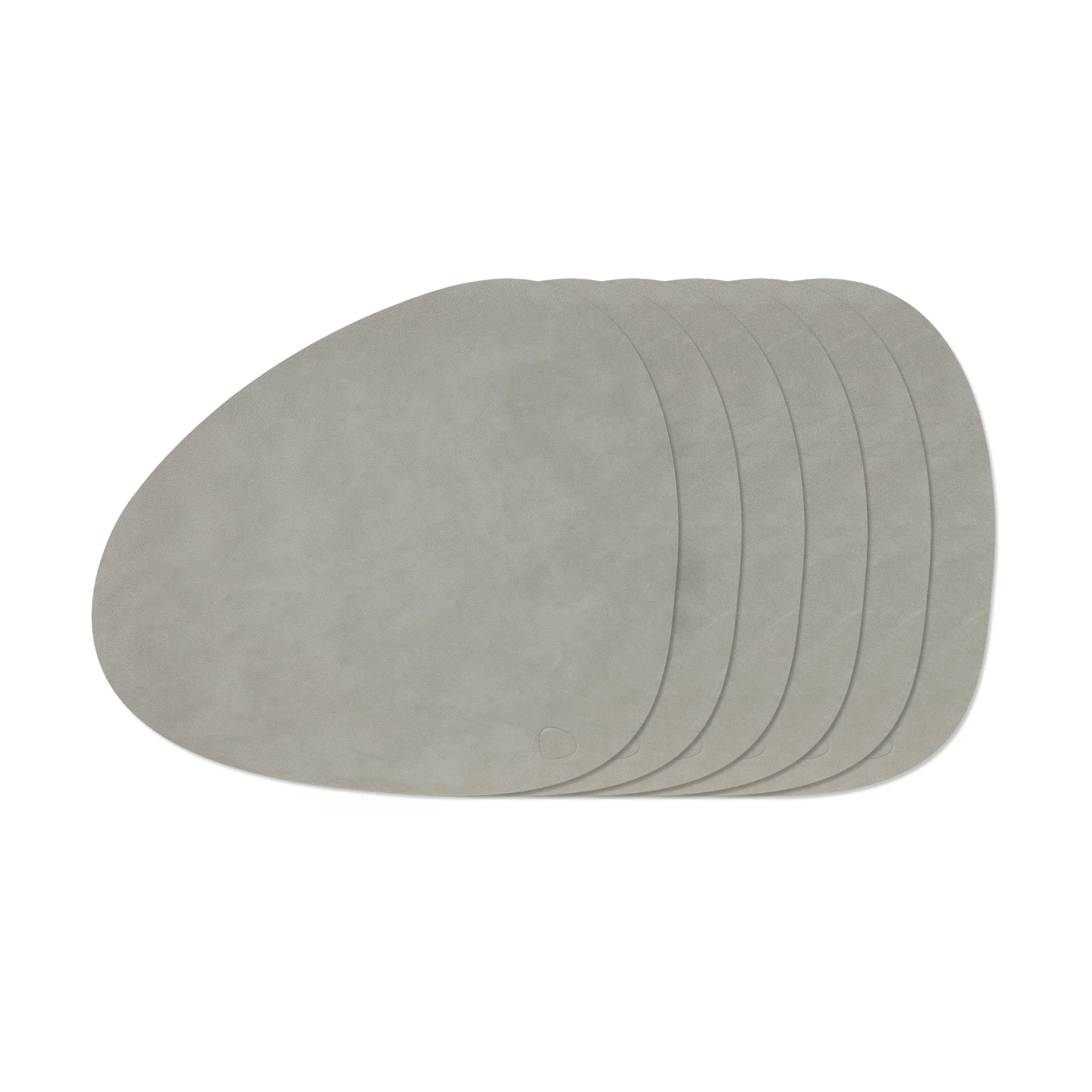 Nupo Curve placematsset, Light Grey, 6-pack LIND DNA