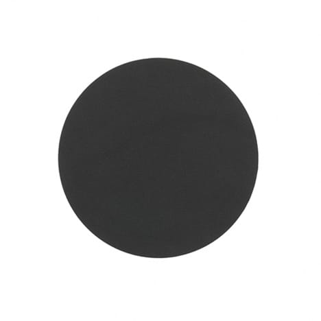 Nupo onderzetter (glazen) circle - zwart - LIND DNA