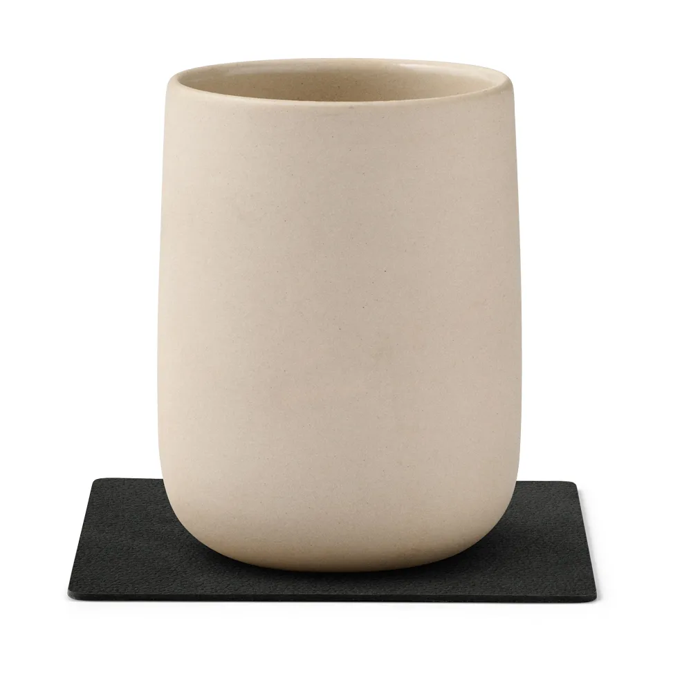 Nupo onderzetter square, Black ink LIND DNA