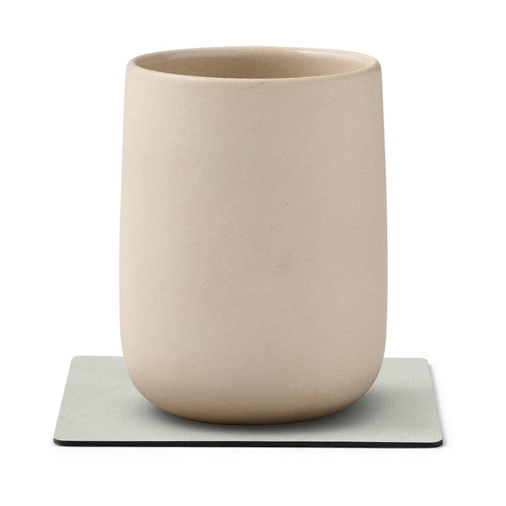 Nupo onderzetter square, metallic (steengrijs) LIND DNA