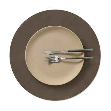 Nupo placemat - Caviar, circle, L - LIND DNA