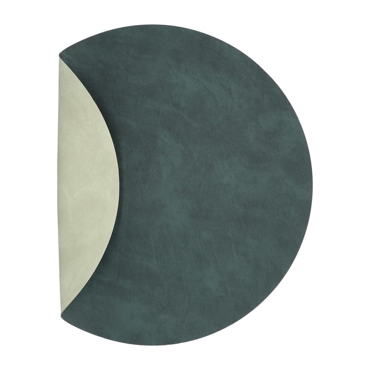 Nupo placemat circle keerbaar XL 1 St. - Dark green-olive green - LIND DNA