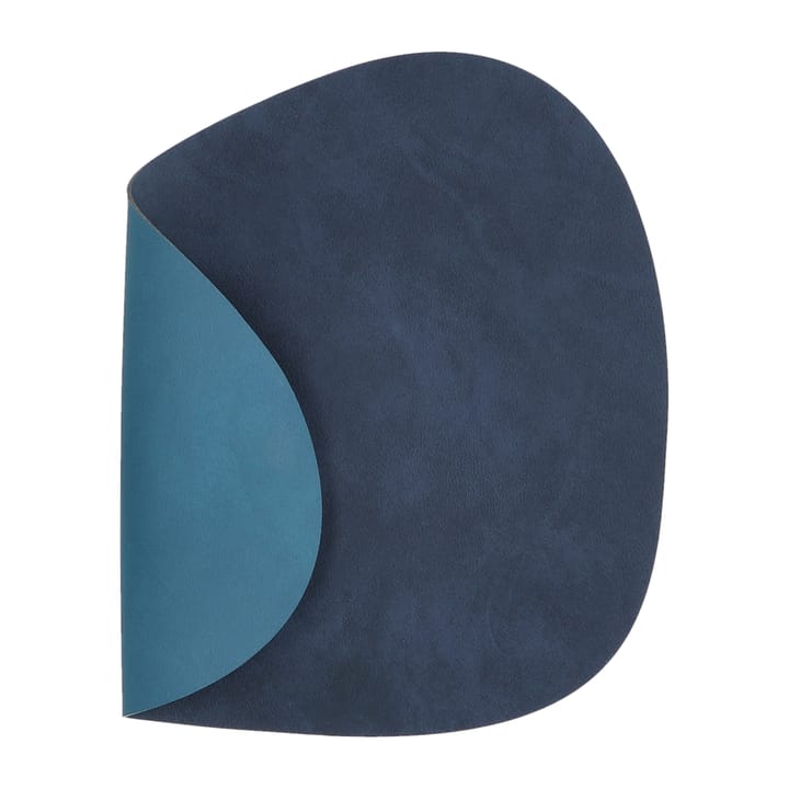 Nupo placemat curve keerbaar S 1 St. - Midnight blue-petrol - LIND DNA