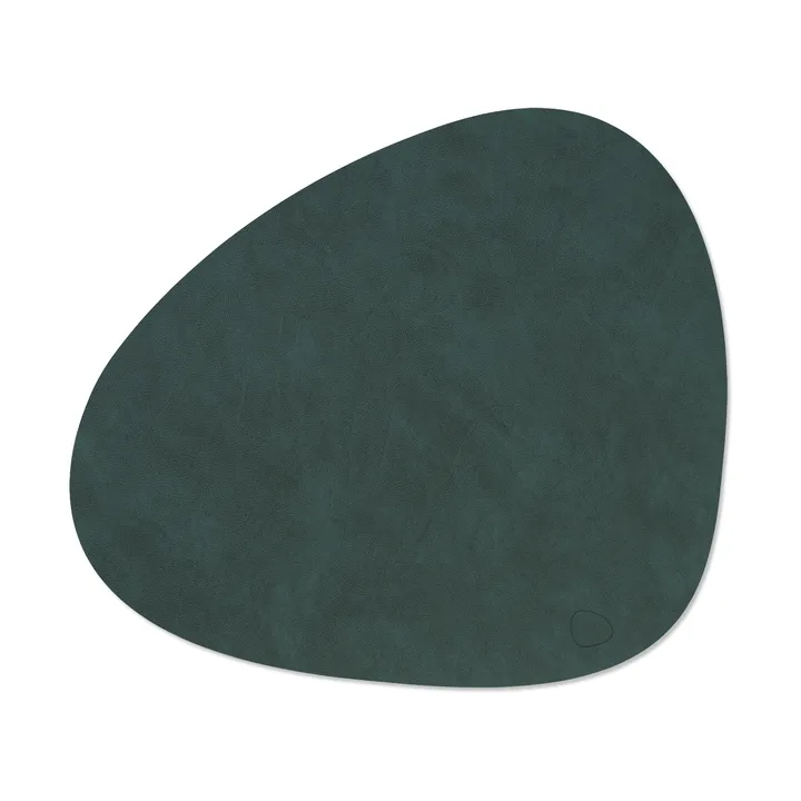 Nupo placemat curve L - Donkergroen, 44x37 cm - LIND DNA