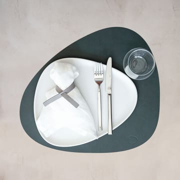 Nupo placemat curve L - donkergroen - LIND DNA