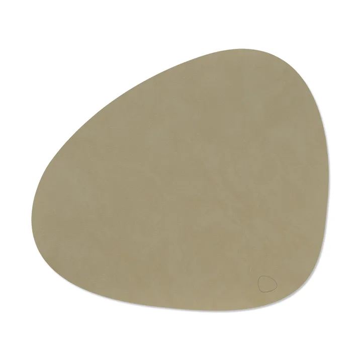 Nupo placemat curve L - Herbal dust, 44x37 cm - LIND DNA