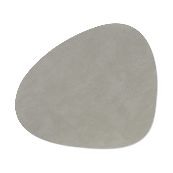 Nupo placemat curve L - lichtgrijs - LIND DNA