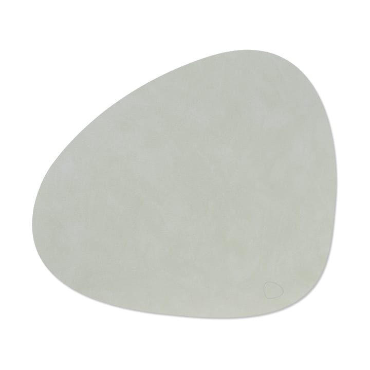 Nupo placemat curve L - metallic (steengrijs) - LIND DNA