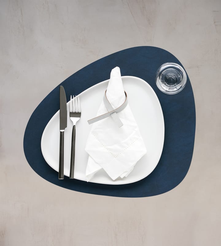 Nupo placemat curve L - Midnight blue - LIND DNA