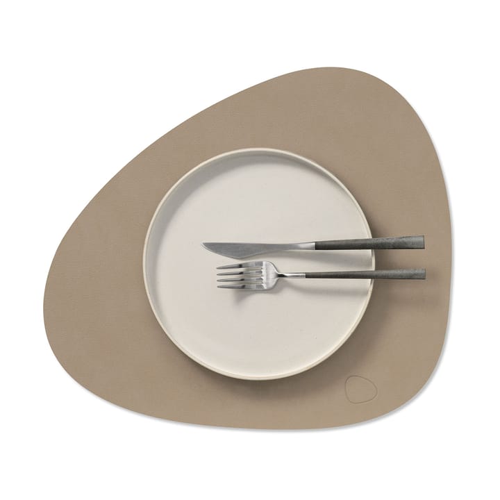 Nupo placemat curve M - Clay brown - LIND DNA