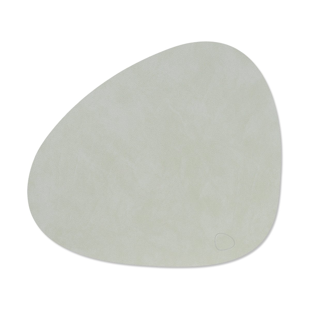 LIND DNA Nupo placemat curve M Metallic | Scandinavisch Interieur | Placemats | Grijs