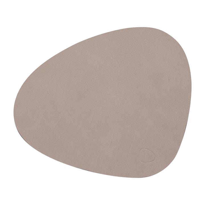 Nupo placemat curve S - Clay brown - LIND DNA