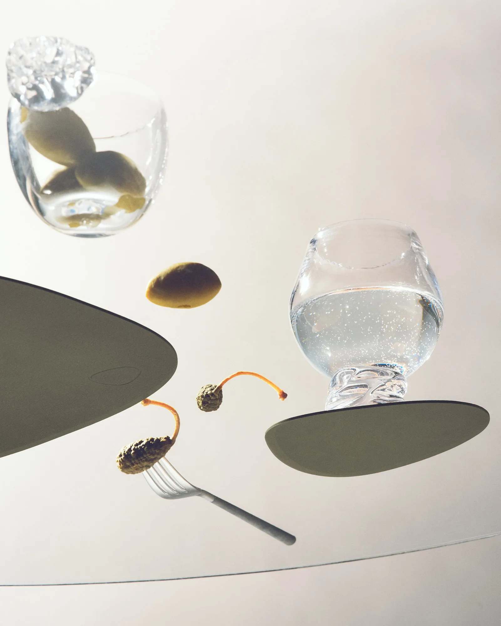 Nupo placemat keerbaar curve L 1 St., Army green-nature LIND DNA