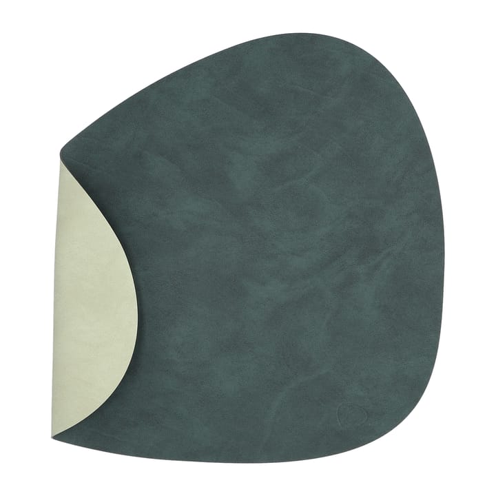 Nupo placemat keerbaar curve L 1 St. - Dark green-olive green - LIND DNA