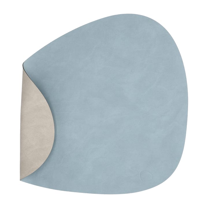 Nupo placemat keerbaar curve L 1 St. - lichtblauw-lichtgrijs - LIND DNA