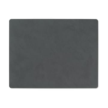 Nupo placemat keerbaar square L 1 St. - antraciet-lichtgrijs - LIND DNA