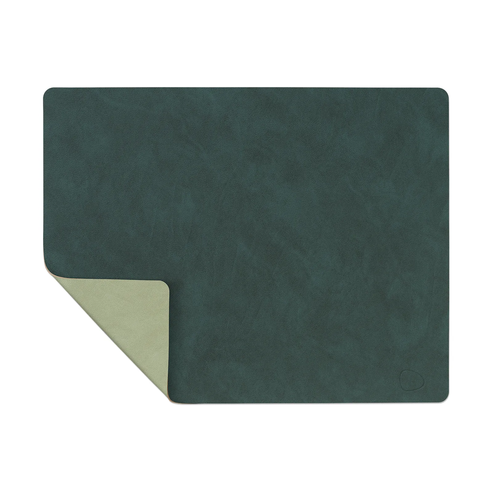 Nupo placemat keerbaar square L 1 St., Dark green-olive green LIND DNA
