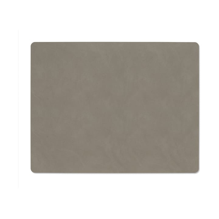 Nupo placemat keerbaar square L 1 St., Linen-Flint grey LIND DNA