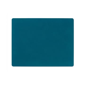 Nupo placemat keerbaar square L 1 St. - Midnight blue-petrol - LIND DNA