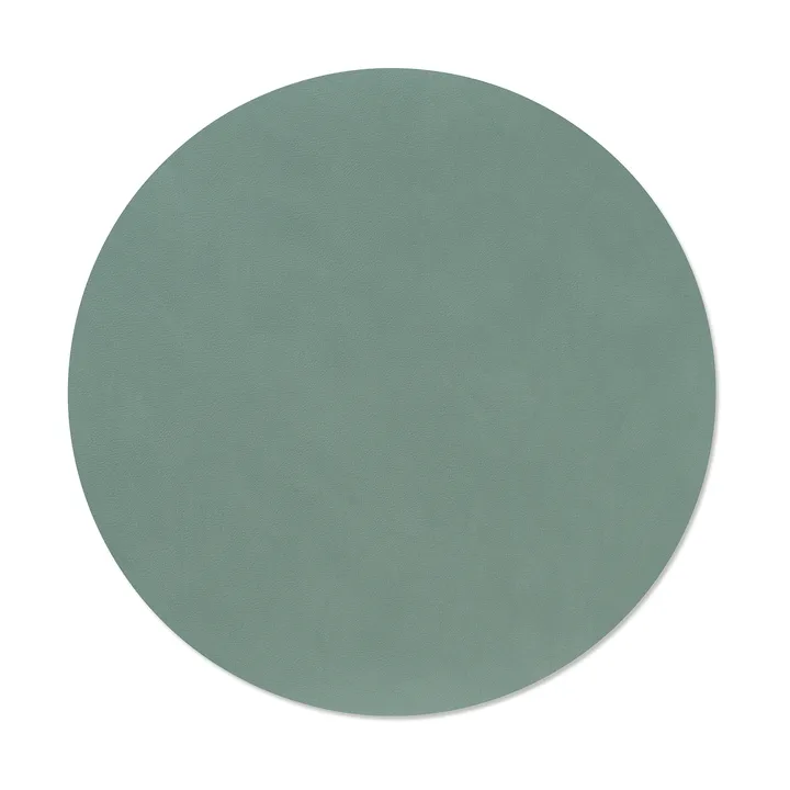 Nupo placemat - Pastel green, circle, L - LIND DNA