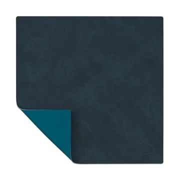 Nupo placemat square keerbaar S 1 St. - Midnight blue-petrol - LIND DNA