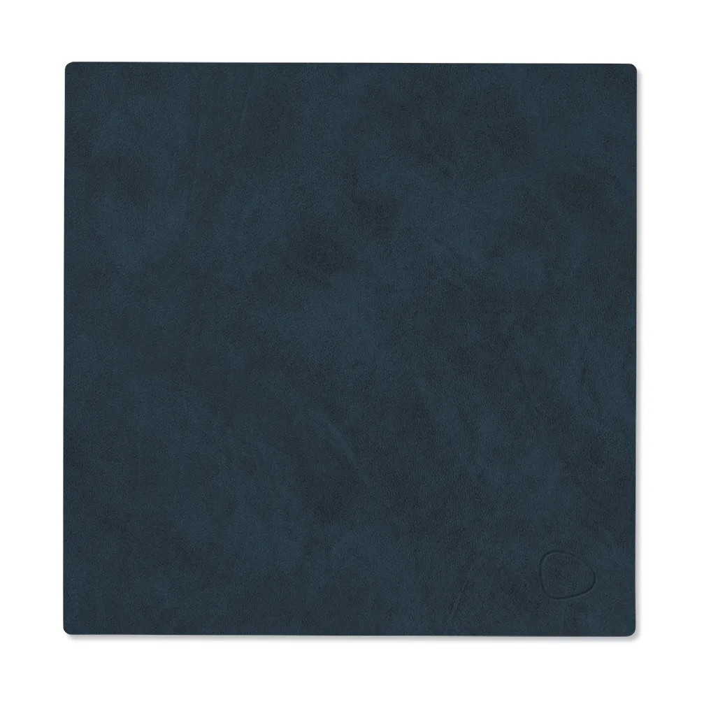 Nupo placemat square keerbaar S 1 St., Midnight blue-petrol LIND DNA