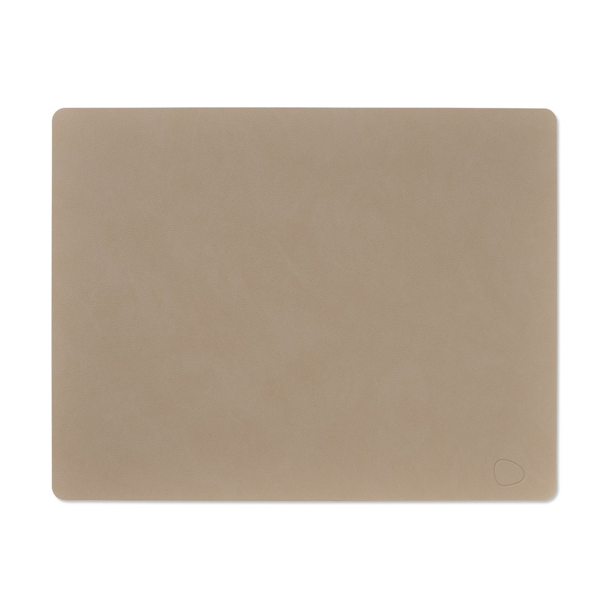 LIND DNA Nupo placemat square L Clay brown | Scandinavisch Interieur | Placemats | Beige
