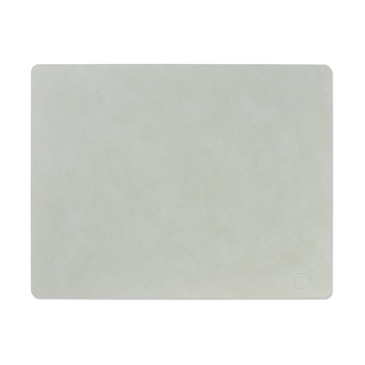 Nupo placemat square L - metallic (steengrijs) - LIND DNA