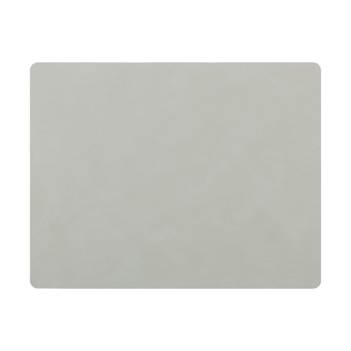 Nupo placemat square L - metallic (steengrijs) - LIND DNA