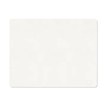 Nupo placemat square L - Pure white - LIND DNA