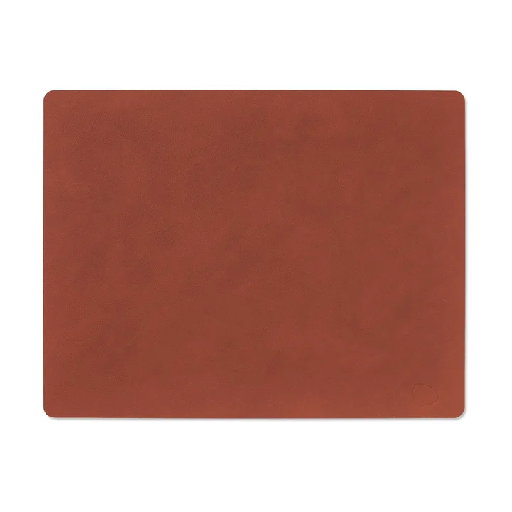 Nupo placemat square L - Sienna, 45x35 cm - LIND DNA