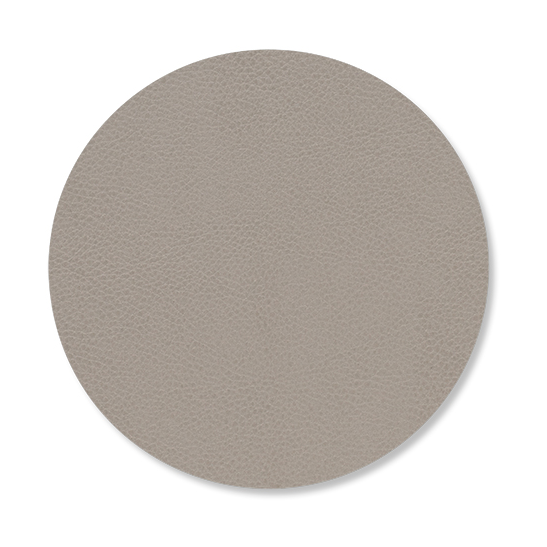 LIND DNA Serene glasonderzetter circle o10 cm Ash | Scandinavisch Interieur | Onderzetters | Grijs