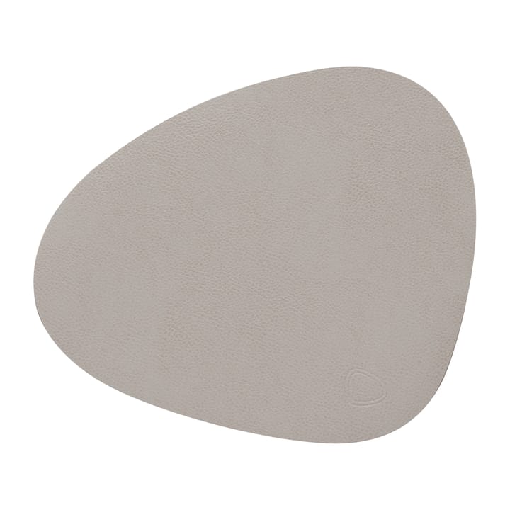 Serene placemat curve S 24x28 cm - Cream - LIND DNA