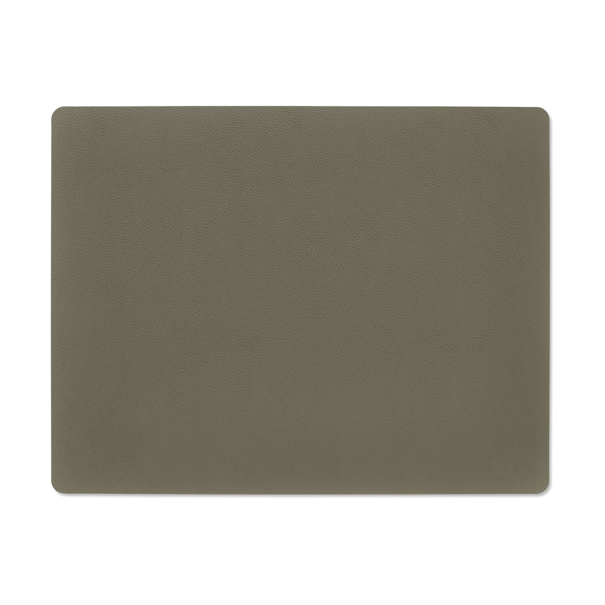 LIND DNA Serene placemat square L 35x45 cm Moss | Scandinavisch Interieur | Placemats | Groen