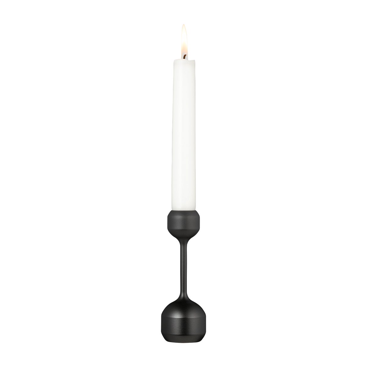 LIND DNA Silhouette kandelaar 120 Black | Scandinavisch Interieur | Kandelaars | Zwart