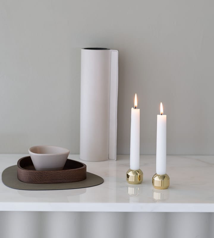Silhouette kandelaar 34 2-pack, Goud LIND DNA