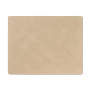 Square Nupo placemat 35x45 cm - zand - LIND DNA