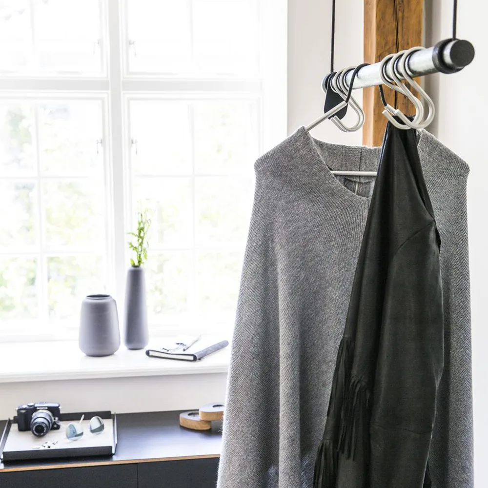 Swing kapstok, oak black, l, koord black LIND DNA