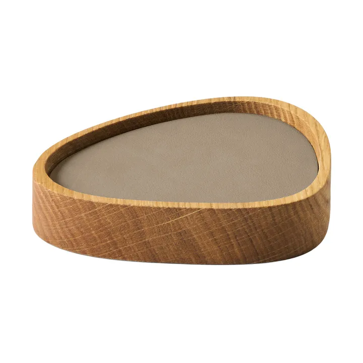 Wood Box onderzetterset - Nature-oak, curve, S, Nupo clay brown, 9 delar - LIND DNA